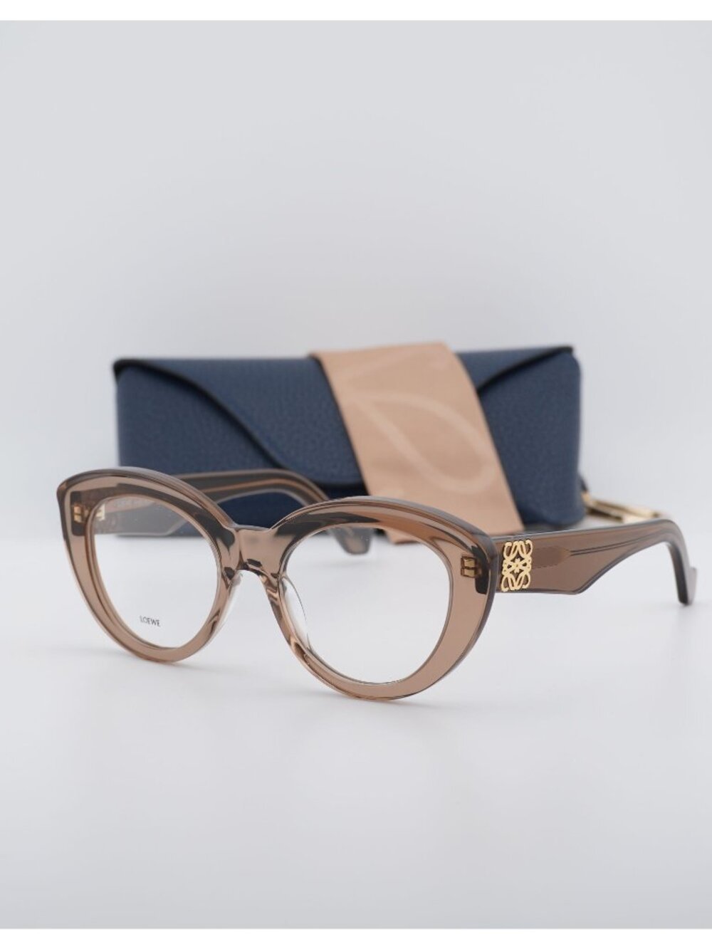 Loewe LW50058I 050 Cat Eye Eyeglasses 51mm - Dark Brown